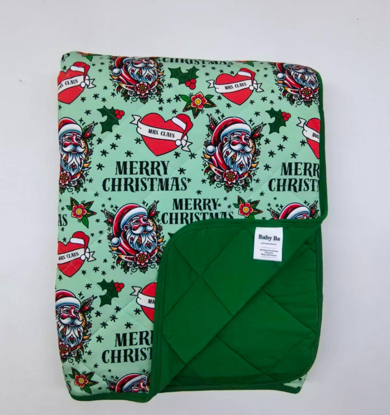 Tattooed Santa XL quilted