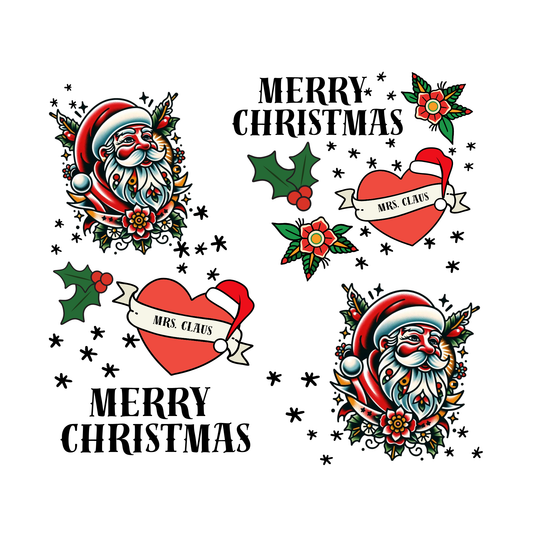 Tattooed Santa Joggers