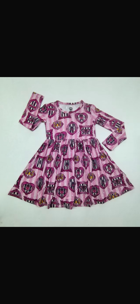 Moths twirl dress